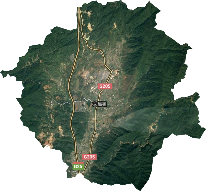 文福镇卫星图