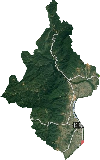 长潭镇卫星图