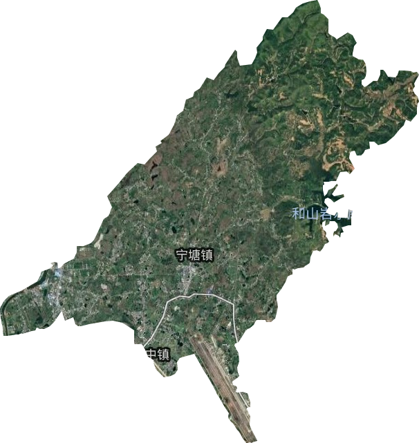 宁中镇卫星图