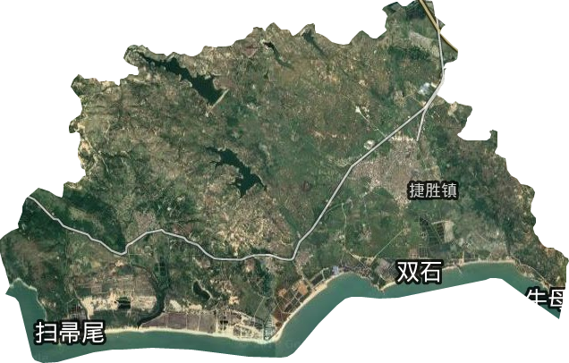 捷胜镇卫星图