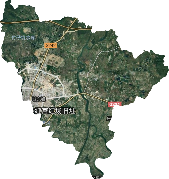 城东镇卫星图