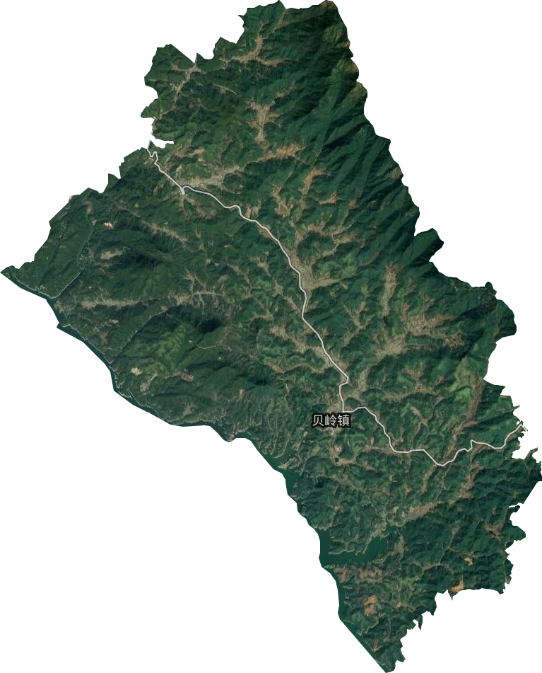 贝岭镇卫星图