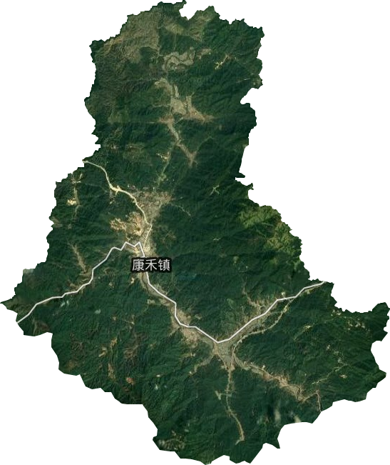 康禾镇卫星图