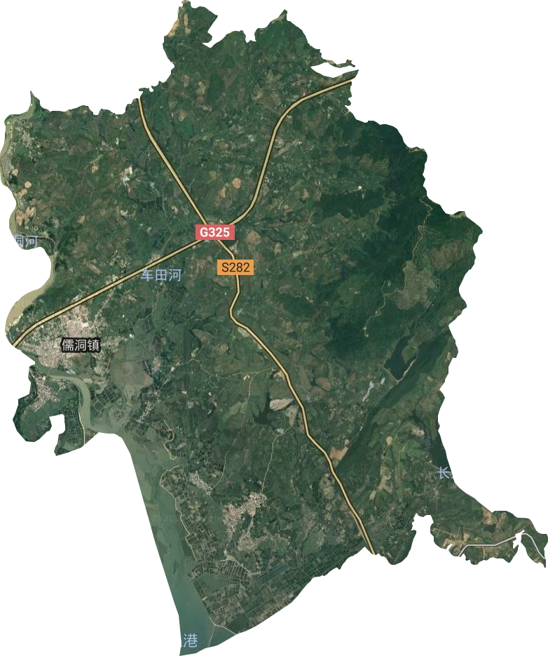 儒洞镇卫星图