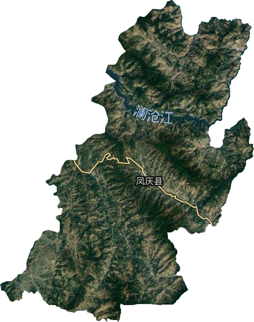 凤庆县卫星图