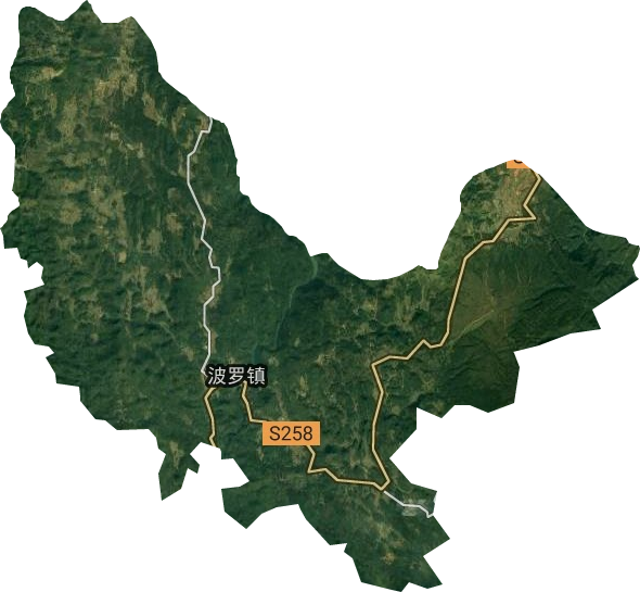 波罗镇卫星图