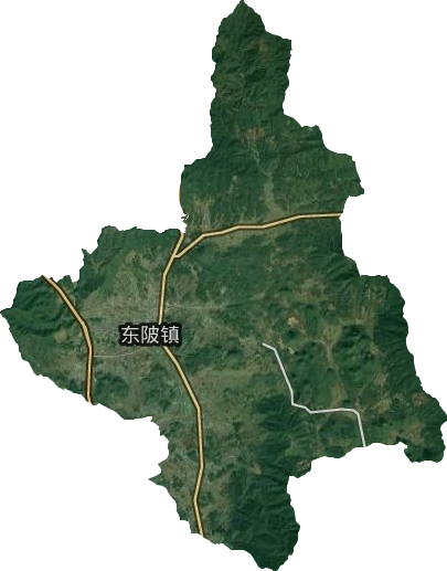 东陂镇卫星图