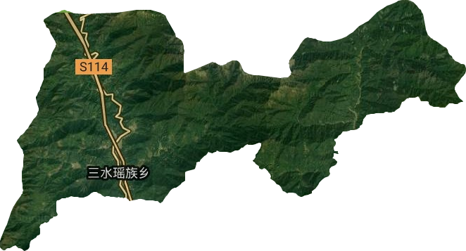 三水瑶族乡卫星图