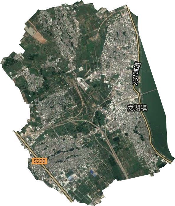 龙湖镇卫星图