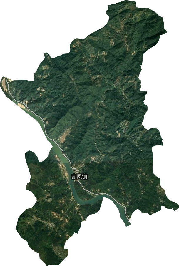 赤凤镇卫星图