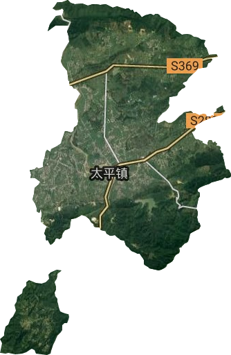 太平镇卫星图