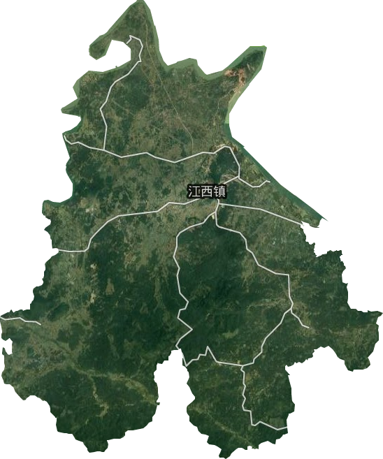 江西镇卫星图