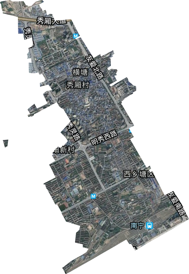 衡阳街道卫星图