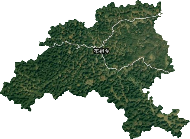 布泉乡卫星图