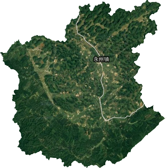 永州镇卫星图