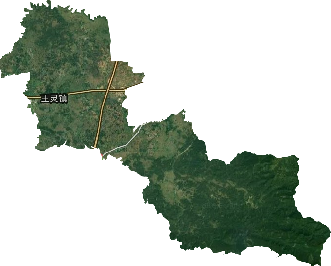 王灵镇卫星图