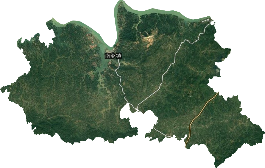南乡镇卫星图