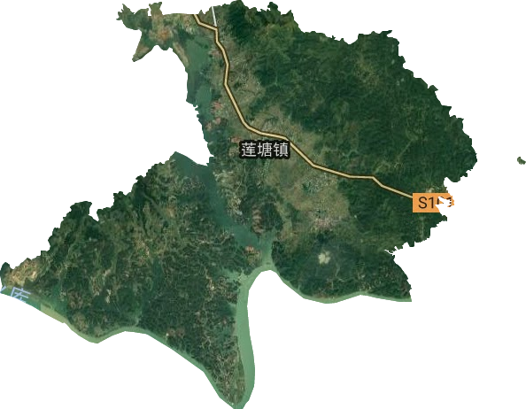 莲塘镇卫星图