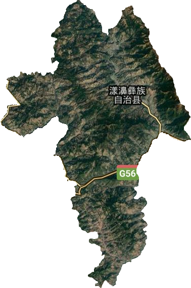 漾濞彝族自治县卫星图