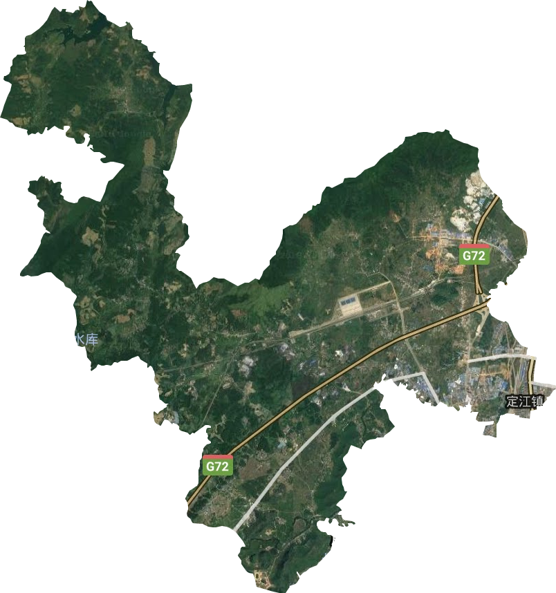 定江镇卫星图