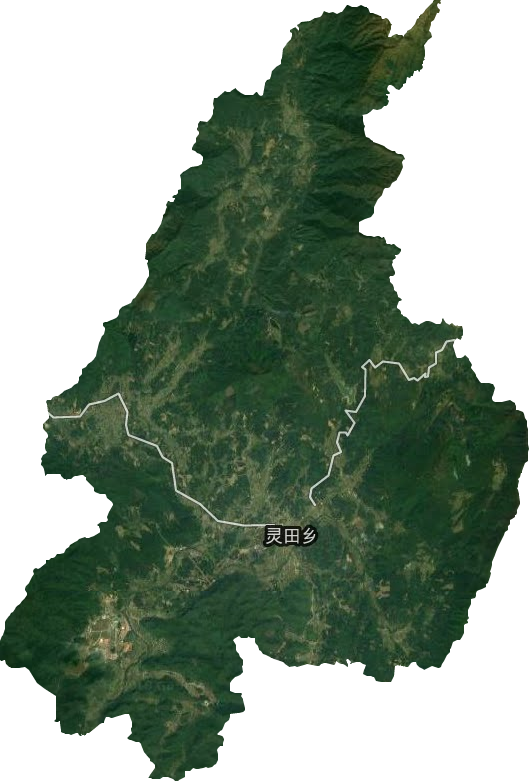 灵田镇卫星图