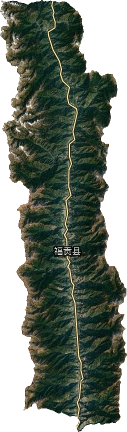 福贡县卫星图