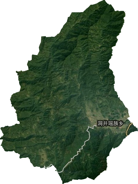 洞井瑶族乡卫星图