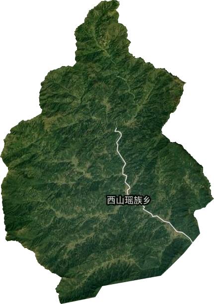 西山瑶族乡卫星图