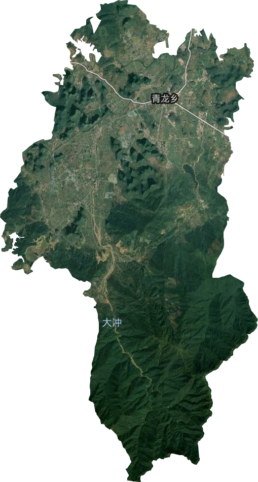 青龙乡卫星图