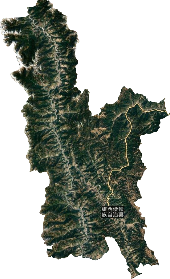 维西傈僳族自治县卫星图