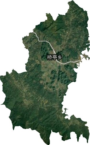 桥亭乡卫星图