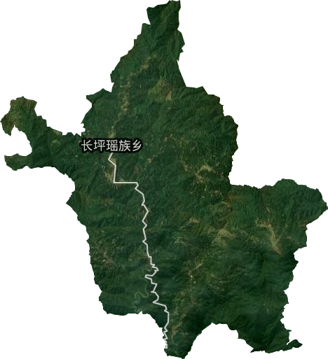 长坪瑶族乡卫星图