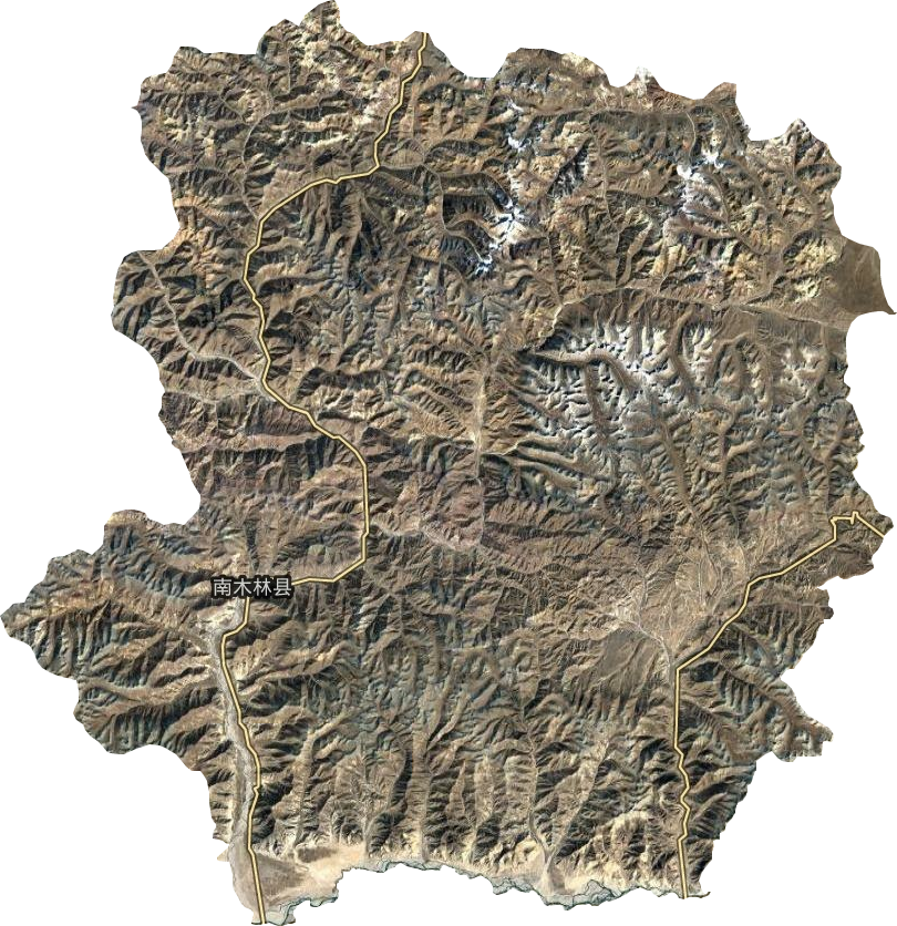 南木林县卫星图