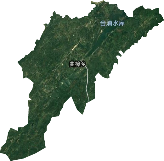 曲樟乡卫星图