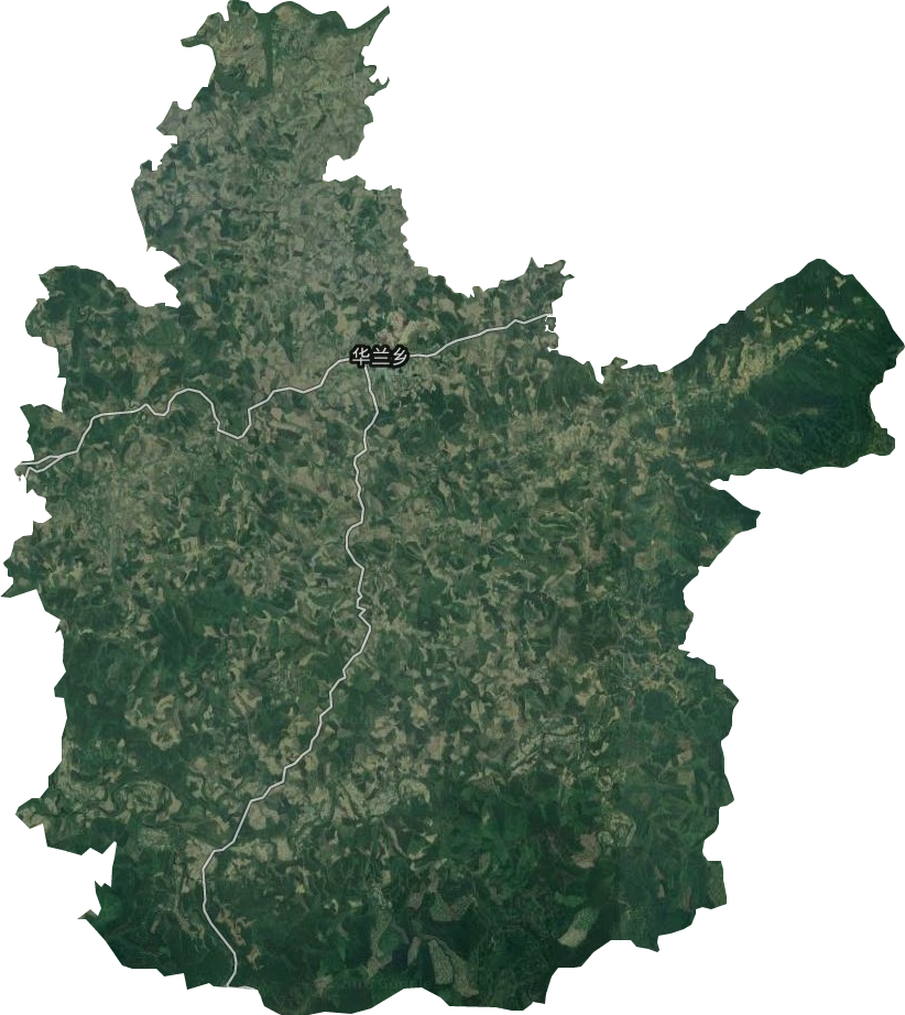 华兰乡卫星图