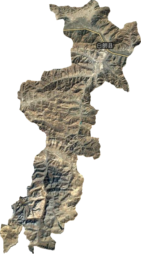 白朗县卫星图