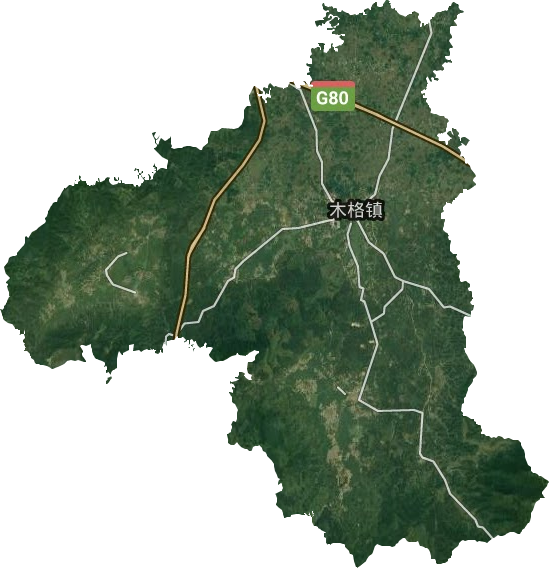 木格镇卫星图