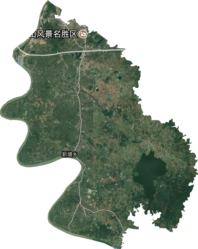 新塘乡卫星图