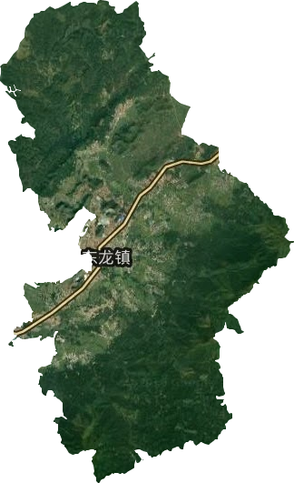 东龙镇卫星图