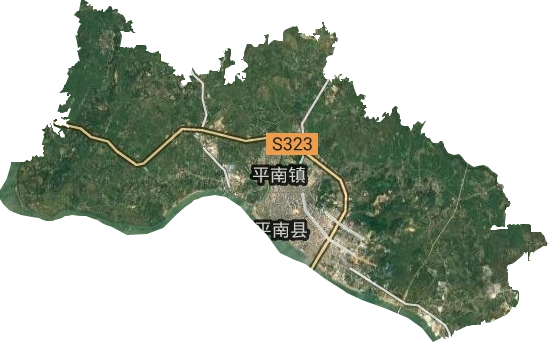平南镇卫星图