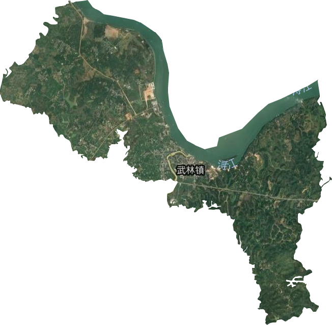 武林镇卫星图