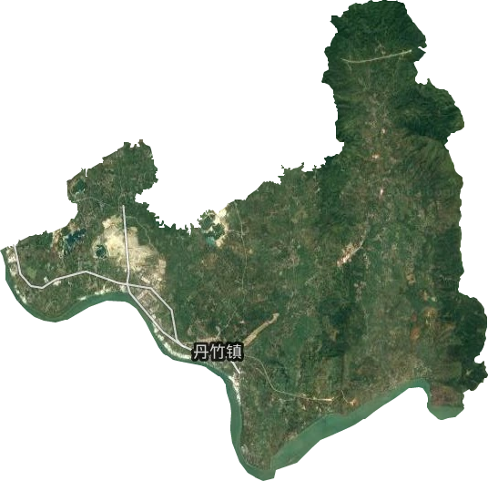 丹竹镇卫星图