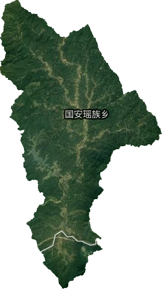 国安瑶族乡卫星图