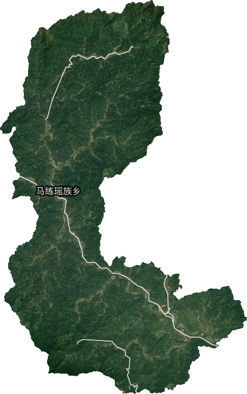 马练瑶族乡卫星图