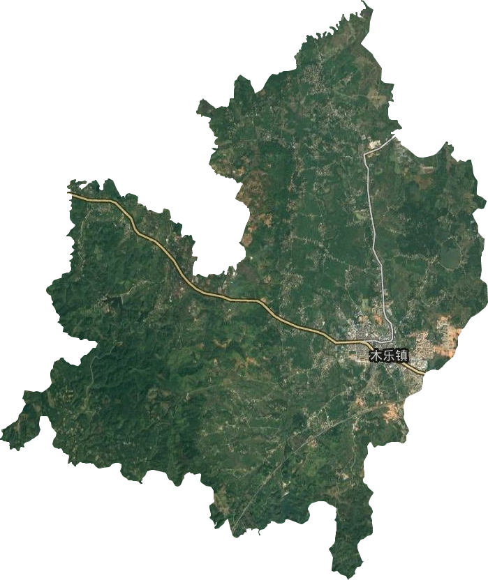 木乐镇卫星图