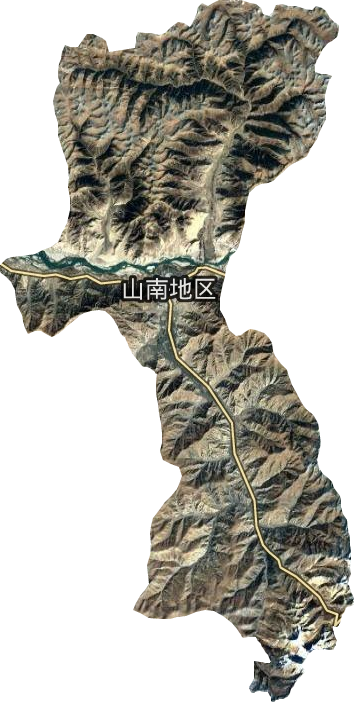 乃东区卫星图