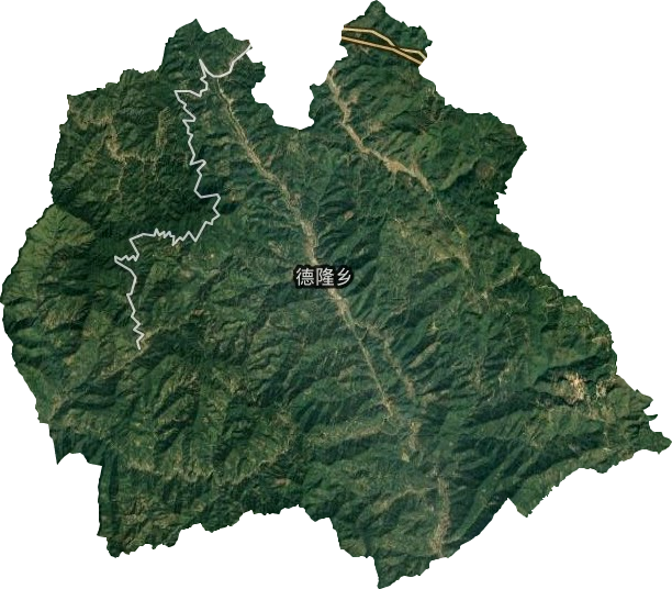 德隆乡卫星图