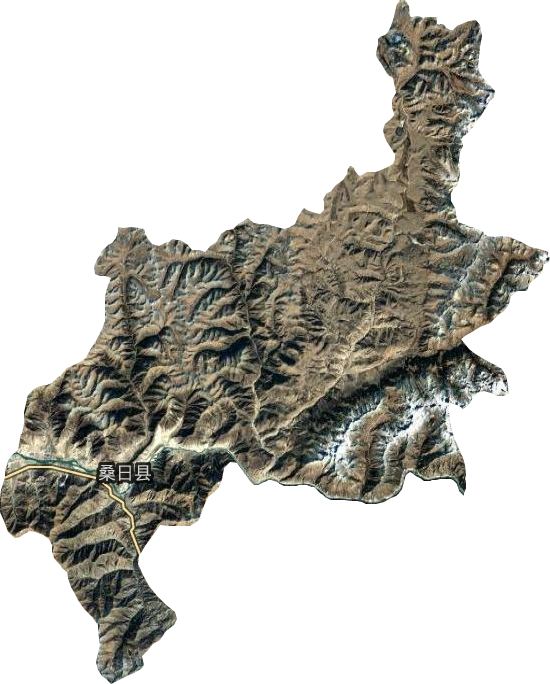 桑日县卫星图