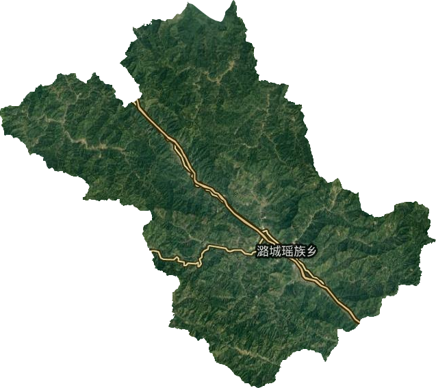 潞城瑶族乡卫星图