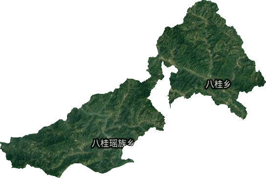 八桂瑶族乡卫星图